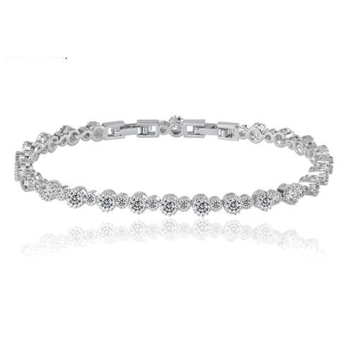 round-cut-cubic-zirconia-tennis-bracelet-with-round-cut-cubic-zirconia-1-Sophia's StyleBracelets-1