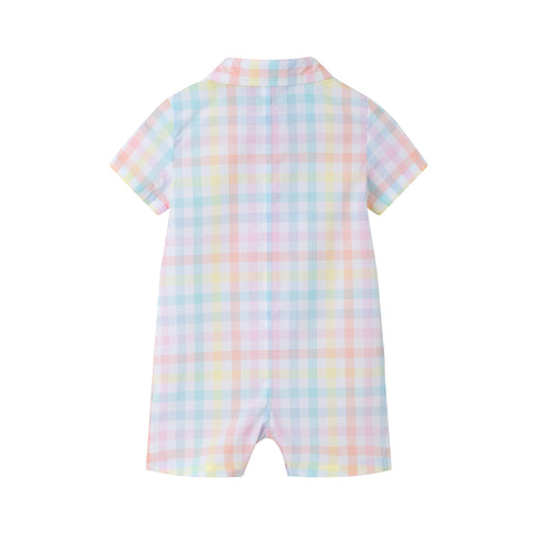 infant-0-24m-plaid-shirtall-w-bowtie-white Andy & Evan at Sophia's Style-2
