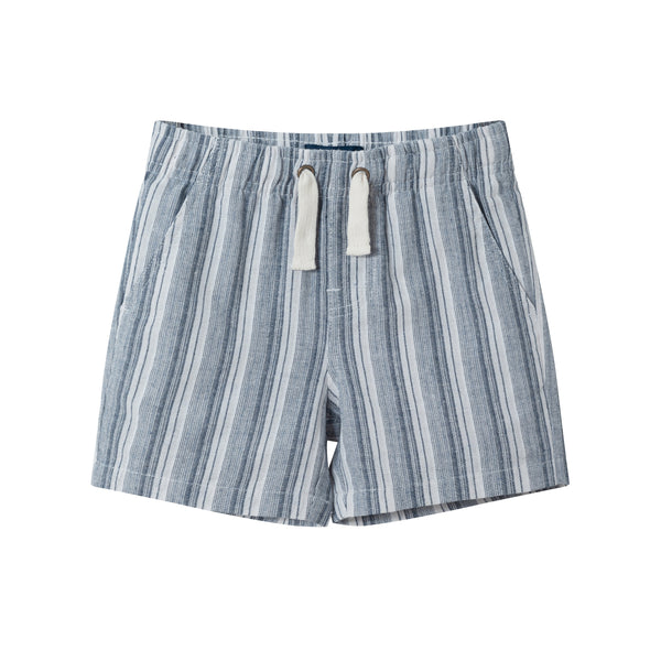 kids-2-7-linen-blend-shorts-nautical-striped Andy & Evan at Sophia's StyleShorts-1