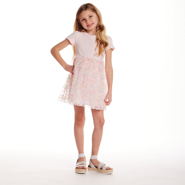 kids-2-6x-rib-knit-dress-with-3d-floral-tulle-skirt-light-pink Andy & Evan at Sophia's Style-2