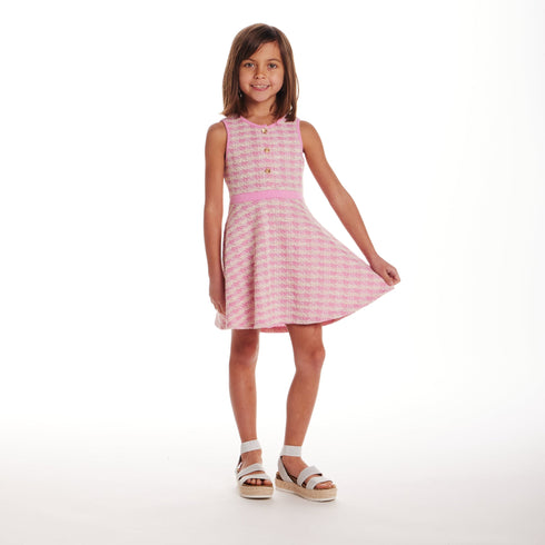kids-2-6x-knit-tweed-dress-pink Andy & Evan at Sophia's Style-4