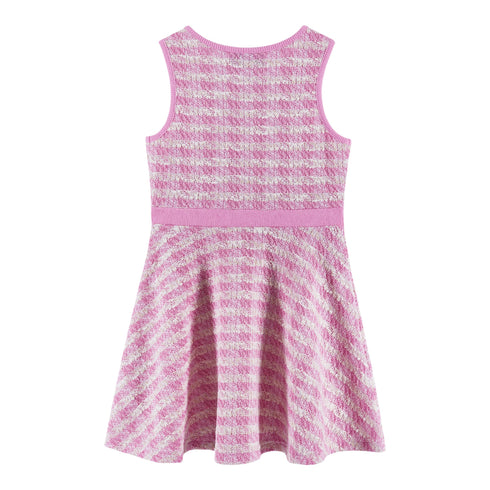 kids-2-6x-knit-tweed-dress-pink Andy & Evan at Sophia's Style-5