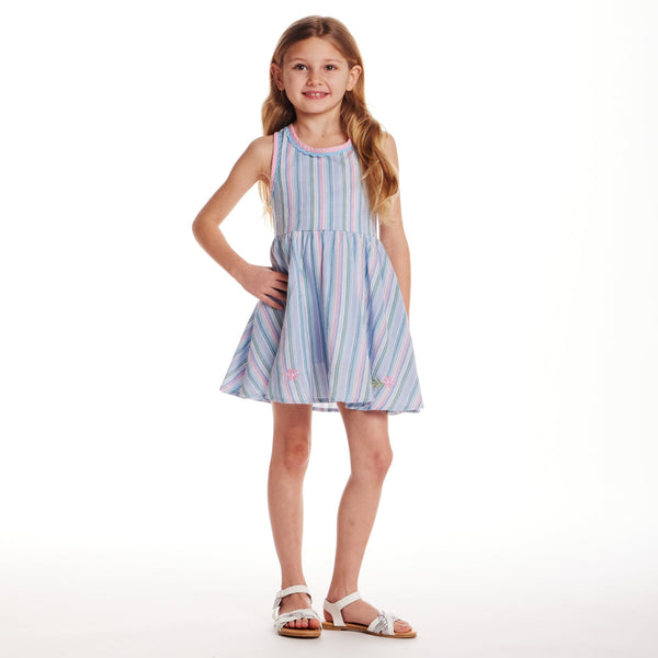 kids-2-6x-blue-breeze-cross-back-dress-striped Andy & Evan at Sophia's Style-2