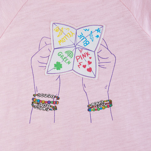 kids-2-6x-pink-raglan-sleeve-knot-detail-tee-fortune-teller-graphic Andy & Evan at Sophia's Style-3