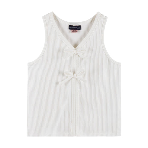 kids-7-14-white-rib-knit-tank-set-bows-blue Andy & Evan at Sophia's Style-6