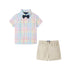 infant-3-24m-3-piece-plaid-set-easter-outfit Andy & Evan at Sophia's StyleSuspender Set-1
