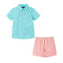 kids-2-7-short-sleeve-buttondown-set-geo-shark Andy & Evan at Sophia's StyleButton Down Shirt Set-1