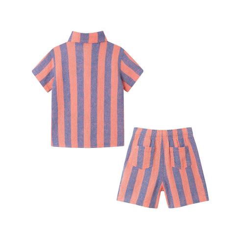 kids-2-8-2-piece-striped-buttondown-set-coral-blue Andy & Evan at Sophia's Style-6