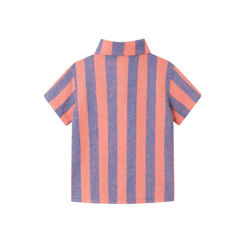 kids-2-8-2-piece-striped-buttondown-set-coral-blue Andy & Evan at Sophia's Style-8