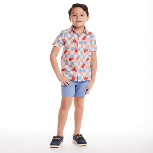 kids-2-8-buttondown-short-set-checkered-ice-pop Andy & Evan at Sophia's Style-2