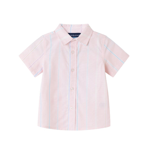 infant-3-24m-oxford-shirt-shorts-set-pink-striped Andy & Evan at Sophia's Style-6