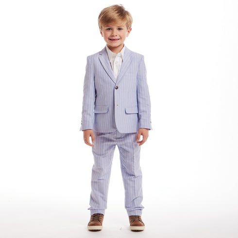 kids-2-8-suit-set-blue-pinstripe Andy & Evan at Sophia's Style-2