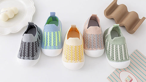 baby-first-walkers-pink-mix Grookz Shoes - Sophia's Style-3