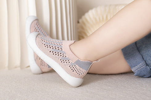 baby-first-walkers-pink-mix Grookz Shoes - Sophia's Style-4