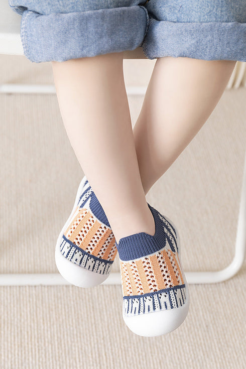 baby-first-walkers-blue-strips Grookz Shoes - Sophia's Style-2