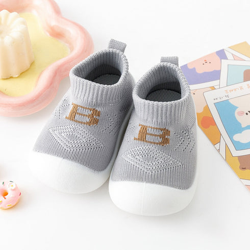 baby-b-sock-shoes-gray Grookz Shoes - Sophia's Style-1