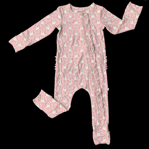 scarlett-ghosts-bamboo-ruffle-convertible-footie Laree & Co - Sophia's StyleFootie-1