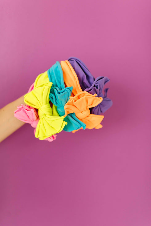 fab-bow-lous®-amethyst Baby Bling Bows clips headbands - Sophia's Style-