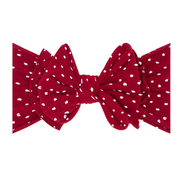 fab-bow-lous®-ruby-shabby-dot Baby Bling Bows clips headbands - Sophia's StyleFAB-BOW-LOUS-