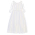 Sweet Kids Big Girls White Embroidered Lace Scallop Communion Dress 7-16 - SophiasStyle.com