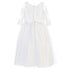 Sweet Kids Big Girls White Embroidered Lace Scallop Communion Dress 7-16 - SophiasStyle.com