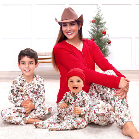 western-christmas-baby-bamboo-zipper-romper-cowboy-holiday Sophia's Style-3
