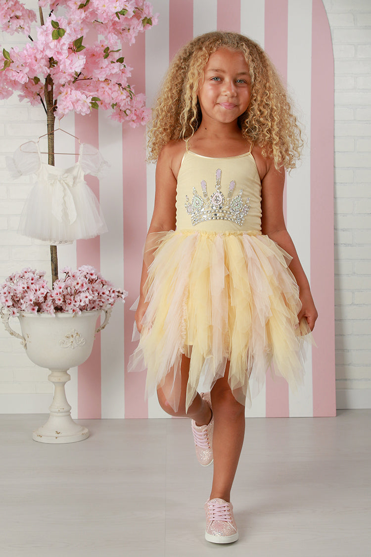 Girls Sunshine Princess Emma Dress Luxury Girls Designer Party Dress girls-sunshine-princess-emma-dress-luxury-girls-designer-party-dress
