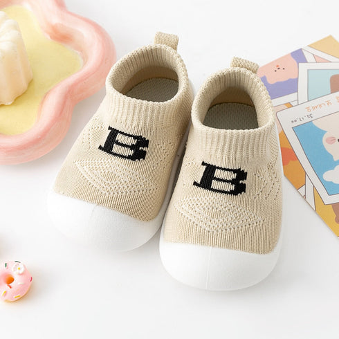 baby-b-sock-shoes-khaki Grookz Shoes - Sophia's Style-1