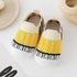 baby-first-walkers-yellow-strips Grookz Shoes - Sophia's Style-1