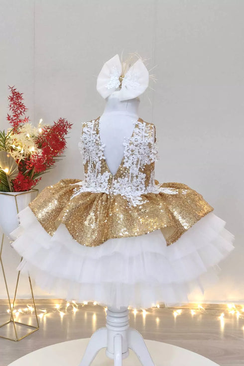 sarah-gold-party-dress-tha-dressing - Sophia's Style -3