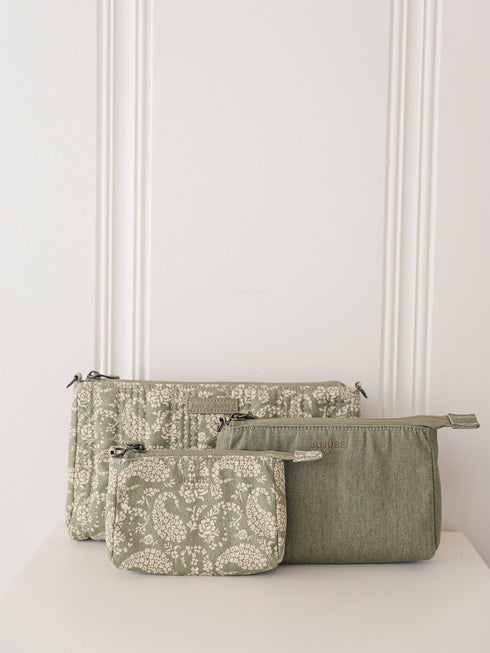 sazan-jujube-3-piece-pouch-clutch-purse-set-paisley-floral jujube bags at sophiasstyle.com