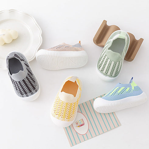 baby-first-walkers-green-mix Grookz Shoes - Sophia's Style-3