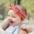 printed-knot-basketball Baby Bling Bows clips headbands - Sophia's Style-