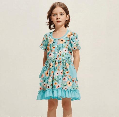 spring-teal-garden-playwear-dress little-miss-marmelade-Sophia's Style-6