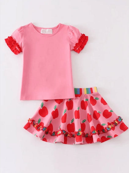 back-to-school-apple-top-skirt-set-w-hair-bow little-miss-marmelade-Sophia's StyleDRESS-1