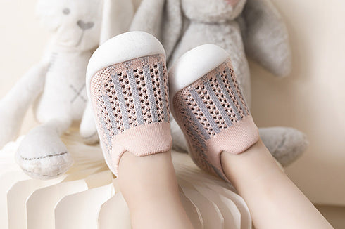 baby-first-walkers-pink-mix Grookz Shoes - Sophia's Style-5