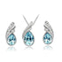 sea-blue-crystal-necklace-set-Sophia's StyleJewelry Sets-1