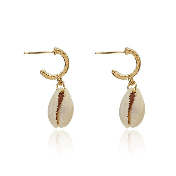 seashell-earrings-hoop-and-puka-shell-Sophia's StyleEarrings-1