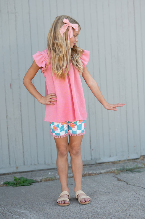 teal-check-wave-short-set-adorable-sweetness-sophias-style-2