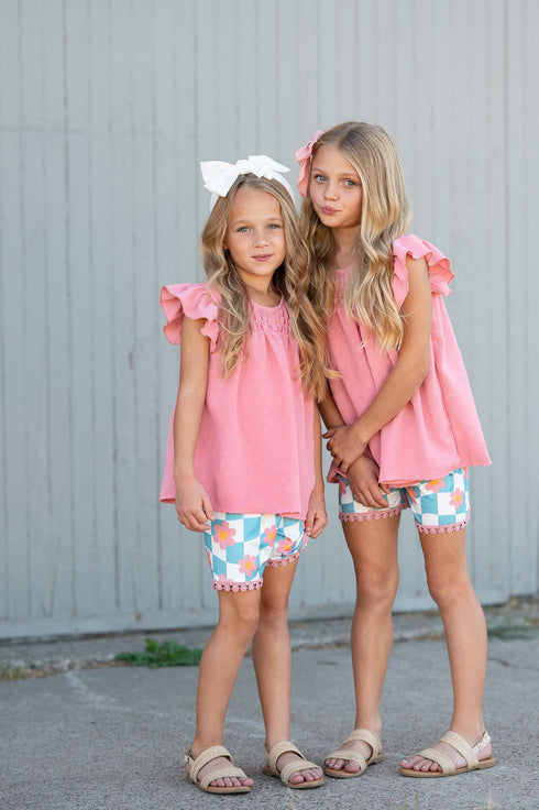 teal-check-wave-short-set-adorable-sweetness-sophias-style-6