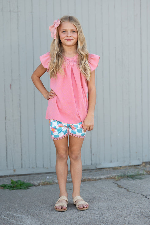 teal-check-wave-short-set-adorable-sweetness-sophias-style-7