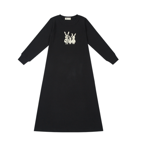 bo-bunny-nightgown-black-crew-kids-sophias-styleDress-1