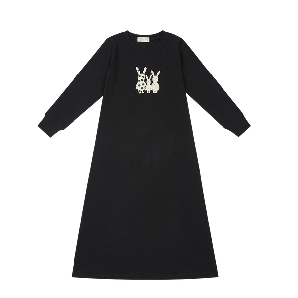 bo-bunny-nightgown-black-crew-kids-sophias-styleDress-1