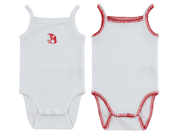 toile-onesies-set-of-2-red-kipp-collection-sophias-styleBodysuit Onesie-1