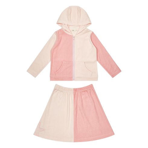 sorbet-beach-terry-set-pink-crew-kids-sophias-styleCover up-1