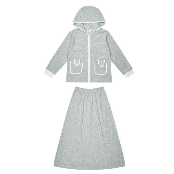 piped-terry-maxi-set-grey-crew-kids-sophias-styleCover up-1