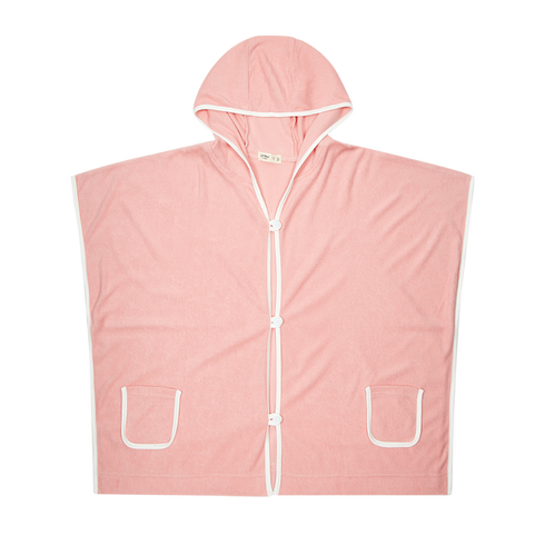 pier-13-piped-terry-poncho-pink-crew-kids-sophias-styleCover up-1