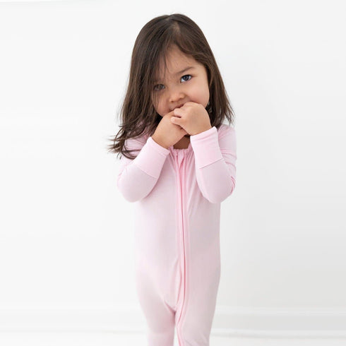 blush-pink-bamboo-convertible-footie-bellabu-bear - Sophia's Style -6
