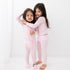 blush-pink-bamboo-kids-pajamas-bellabu-bear - Sophia's Style The "Easy Two-Piecey"-1