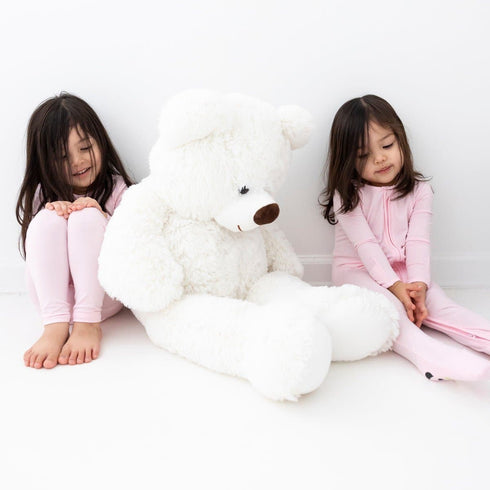 blush-pink-bamboo-kids-pajamas- - Sophia's Style -8